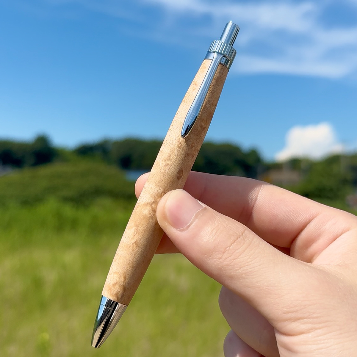 バーズアイメープル【木軸ペン】 - KANAMORI | 兄弟の木軸ペン